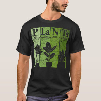 Växter Periodic Bord Inslag Plant Botany 1 T Shirt