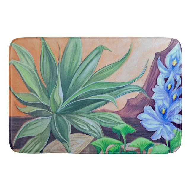 Växter Pond Party Badrumsmatta (Framsidan)