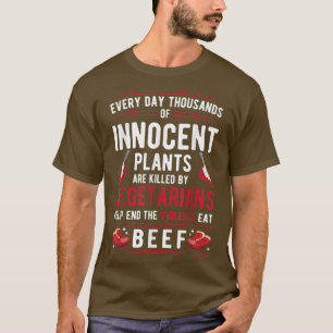 Växter som dödas av vegetarianer upphör med våld, t shirt