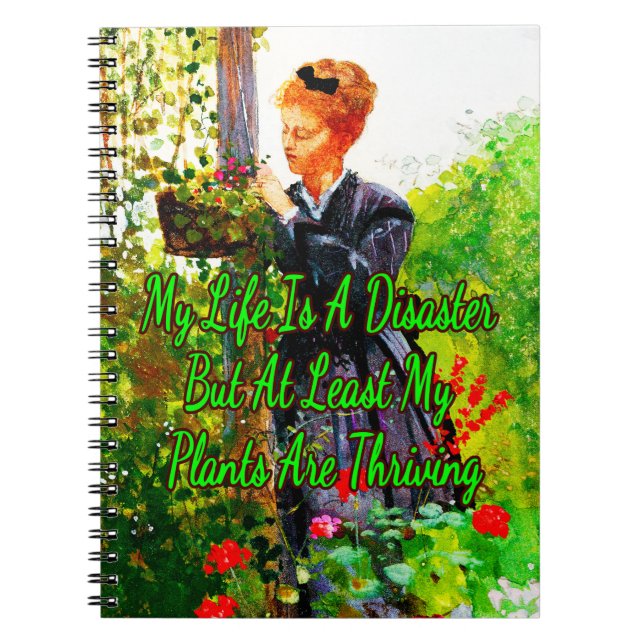 Växter Sommar efter Winslow Homer Anteckningsbok (Framsidan)