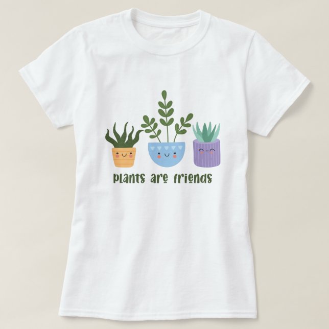 Växter Succulents Garden T-Shirt (Design framsida)
