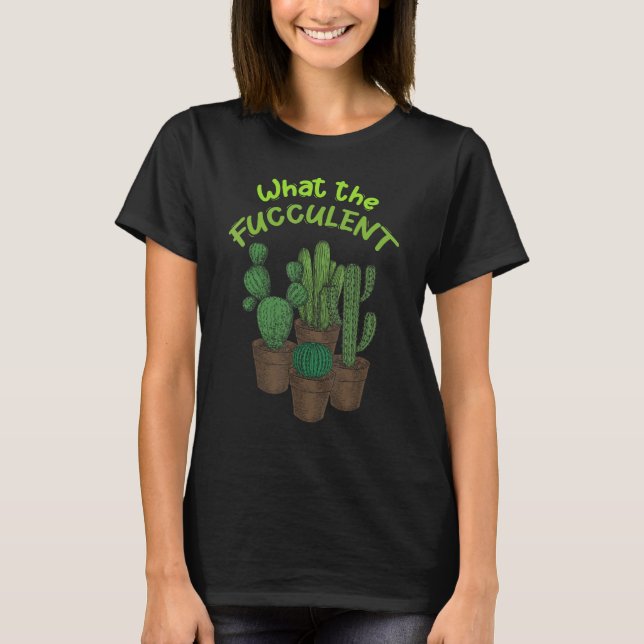 växterna gör att människor i lycklig blir hårt  8 t shirt (Framsida)