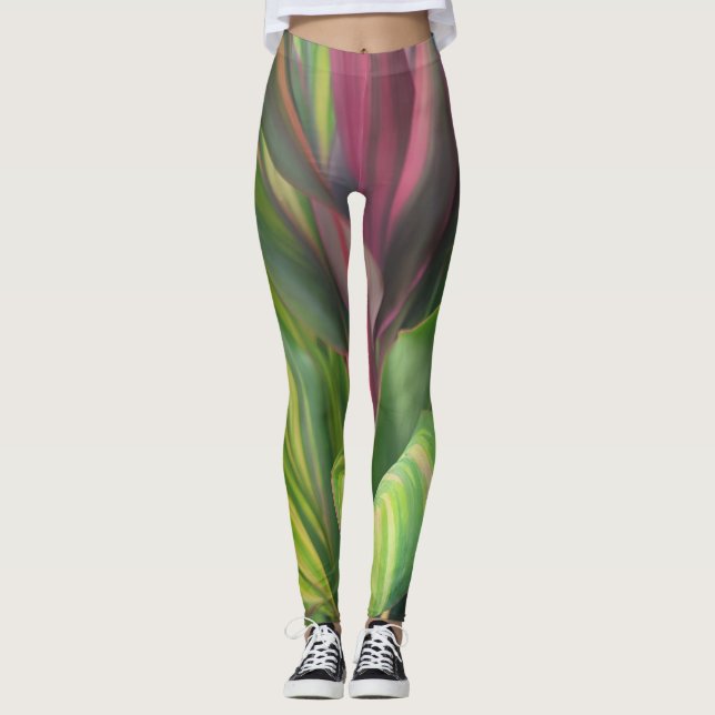 VÄXTFÄRG LEGGINGS (Framsida)