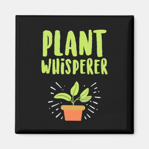 Växtflüsterare Roligt Hobby Trädgårdsskötsel Magnet