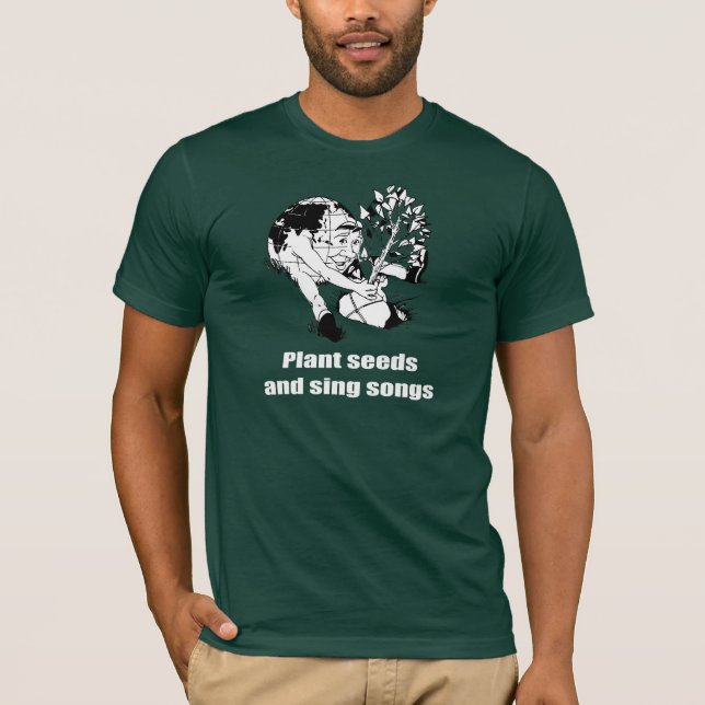 Växtfrö- och sjungasånger - t shirt (Framsida)