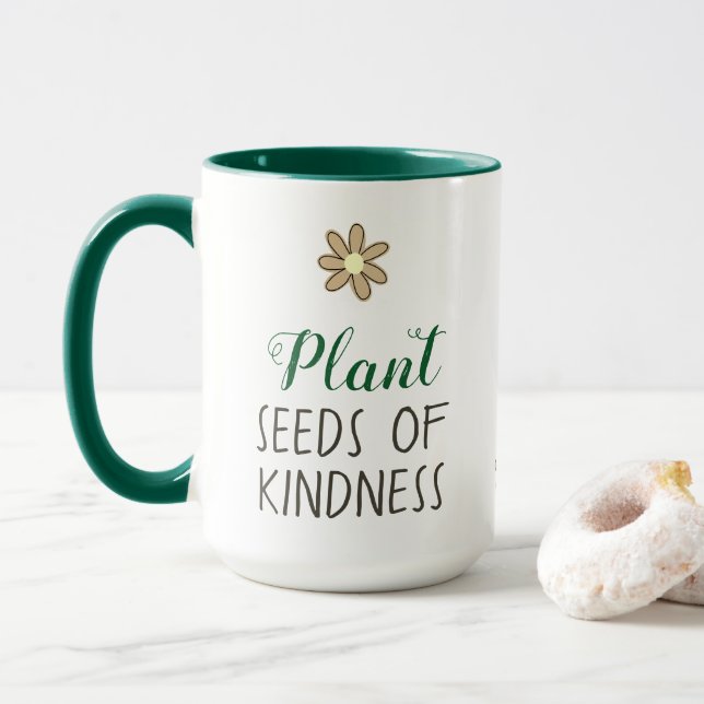 Växtfrön av kindness mugg (Med munk)
