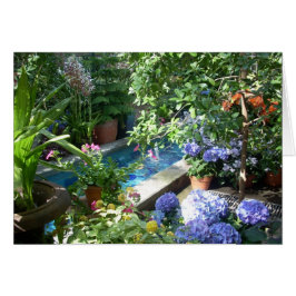 Växthusblommor tre hälsningskort