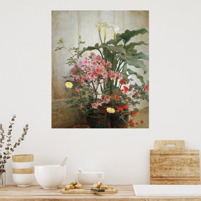 Växthusets sida 1870-80 Poster (Kök)