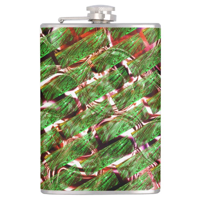 Växthusväggseffekt och bubblor lax färg? fickplunta (Framsidan)