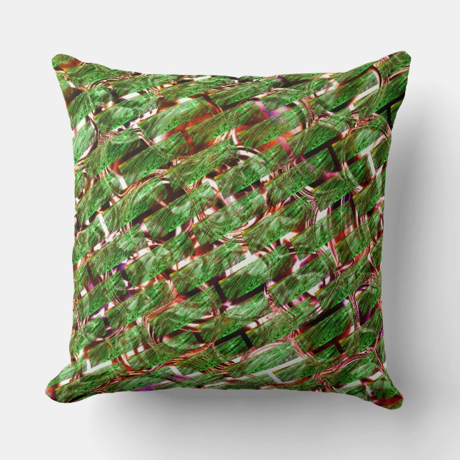 Växthusväggseffekt och bubblor lax färg? kudde (Framsida)