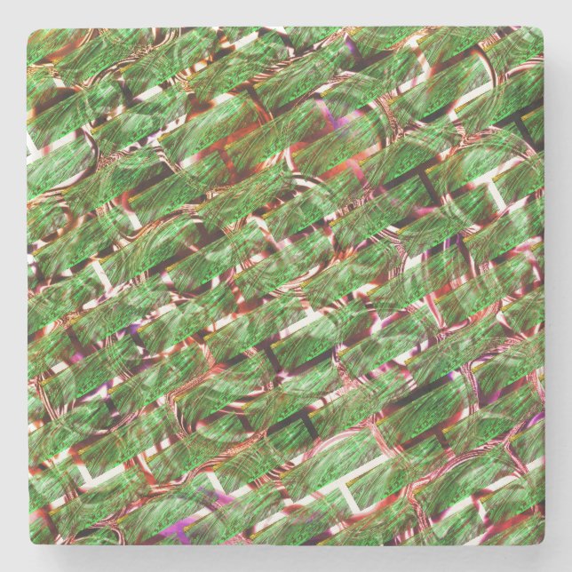 Växthusväggseffekt och bubblor lax färg? stenunderlägg (Framsidan)