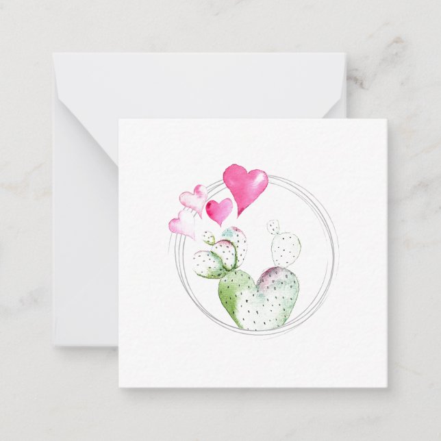 Växtkort för nukleärhjärtkärl anteckningskort (Framsida)