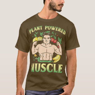 Växtkraftverk Vegan Bodybuilding der Vegetarian T Shirt