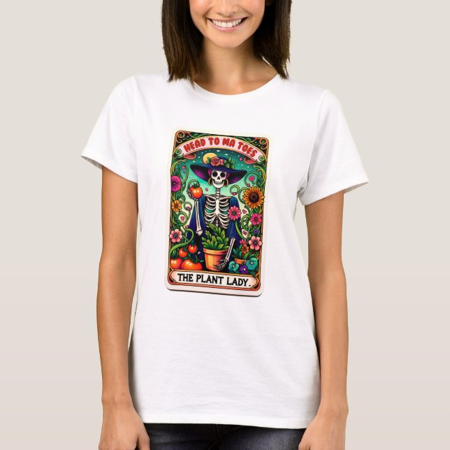 Växtledningstecknet T-Shirt i Dam (Framsida)