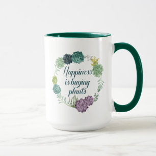 Växtlycka Hussar köper växter Mugg