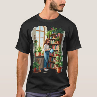 Växtmamma Trädgårdsbokhörna - Inomhus Trädgård L T Shirt