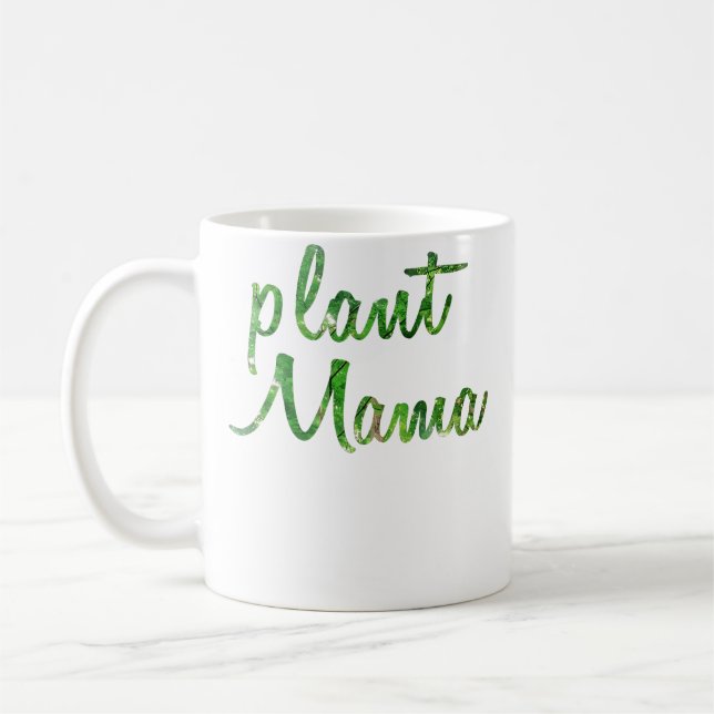 Växtmamma Trädgårdsentusiaster Mors Dag T-Shirt Kaffemugg (Vänster)