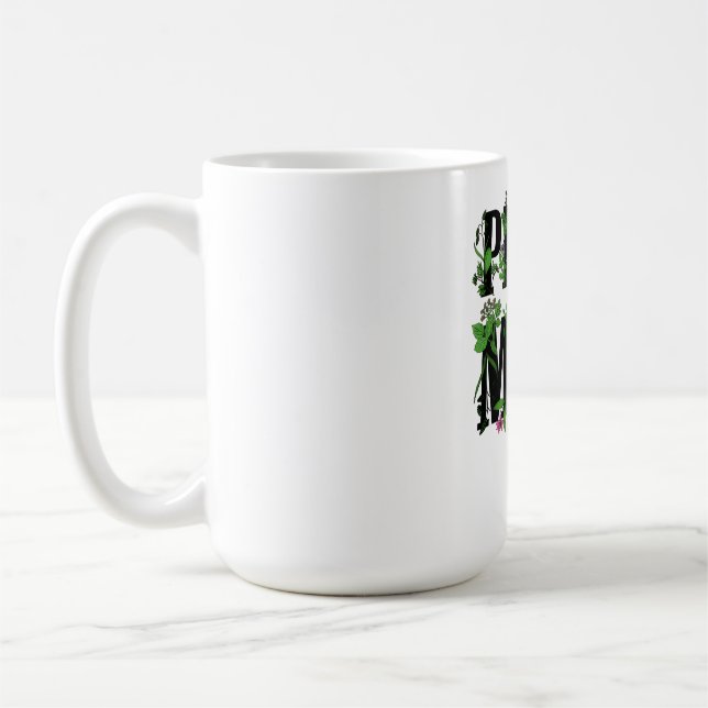 Växtmammor, utomhusälskare och trädgård  kaffemugg (Vänster)
