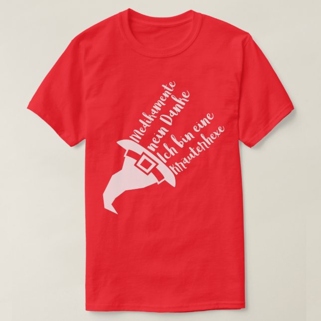 Växtmediciner tack. t shirt (Design framsida)