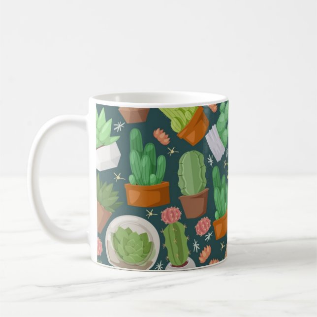 Växtmönster Kaffemugg (Vänster)