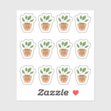 Växtpåminnelse för vatten Mini krukor för Bujo Pla