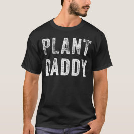 Växtpappa för trädgårdsfar sin födelsedag t shirt
