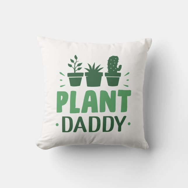Växtpappa Kudde (Framsida)