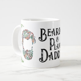Växtpappa och skägg Jumbo-mugg Jumbo Mugg