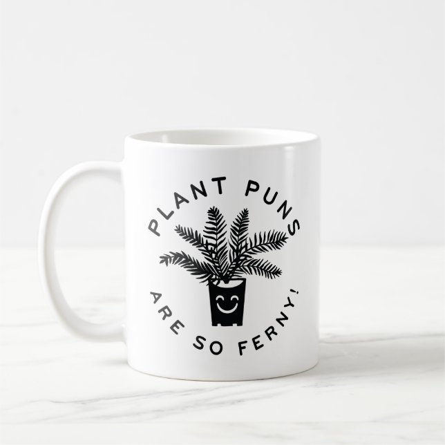 Växtpunkterna är så fräcka kaffemugg (Vänster)