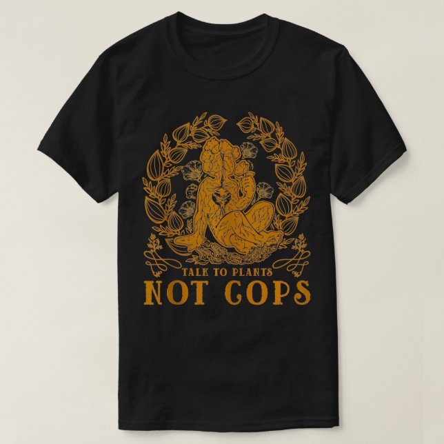 Växtsamtal till växter som inte omfattas av Cops G T Shirt (Design framsida)