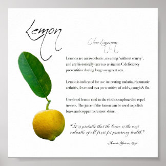Växtskydd: Lemon | Papper värdePoster Poster