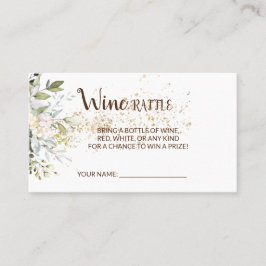 Växtskyddskort Vin Raffle Biljett Möhippa