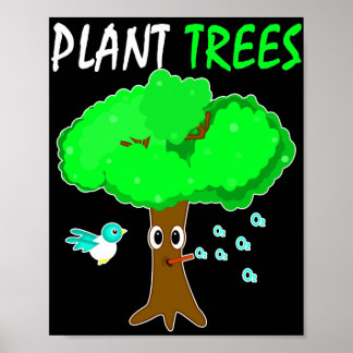 Växtskyddsmiljö för Träd Poster