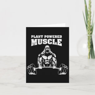 Växtstyrd gym för Vegan Power Bodybuilding Kort