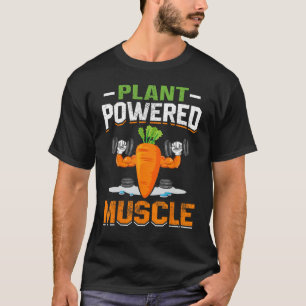Växtstyrd muskel - Vegan Vegetarian T Shirt