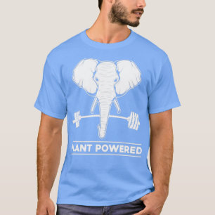Växtstyrd Vegan Elephant Funny Veganism-citat T Shirt