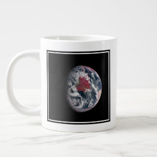 Växttillväxt på planeten jord. jumbo mugg