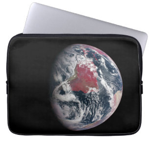 Växttillväxt på planeten jord. laptop fodral
