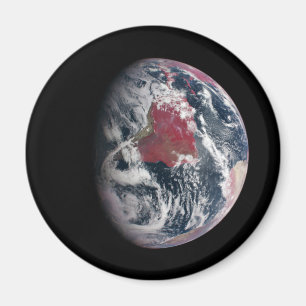 Växttillväxt på planeten jord. magnet