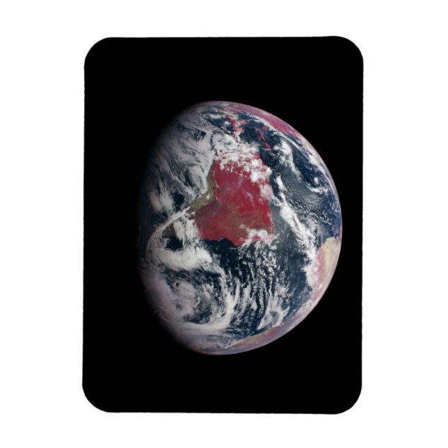 Växttillväxt på planeten jord. magnet (Vertikal)