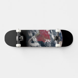 Växttillväxt på planeten jord. mini skateboard bräda 18,5 cm