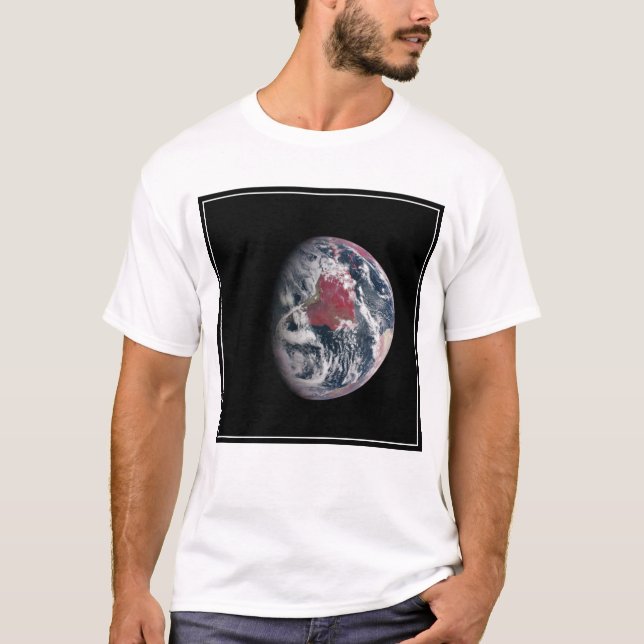 Växttillväxt på planeten jord. t shirt (Framsida)