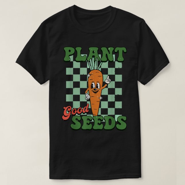 Växtutsäde Vegetabiliska Bror Internationella grön T Shirt (Design framsida)