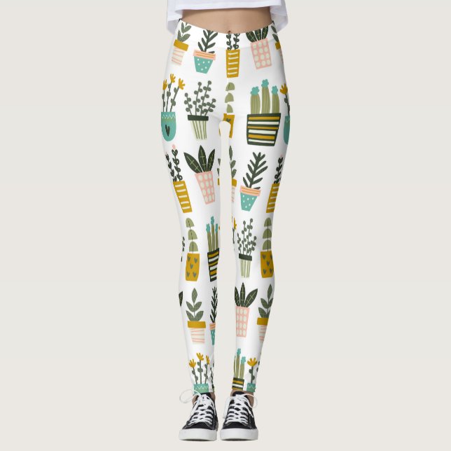 Växtväggskonst Leggings (Framsida)