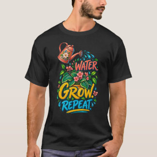 Växtvård vattenkanna i färg t shirt