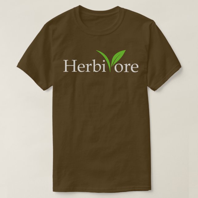Växtväxter för växtätare t shirt (Design framsida)