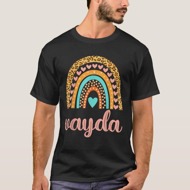 Vayda Vayda Namn Birthday Gift T Shirt (Framsida)