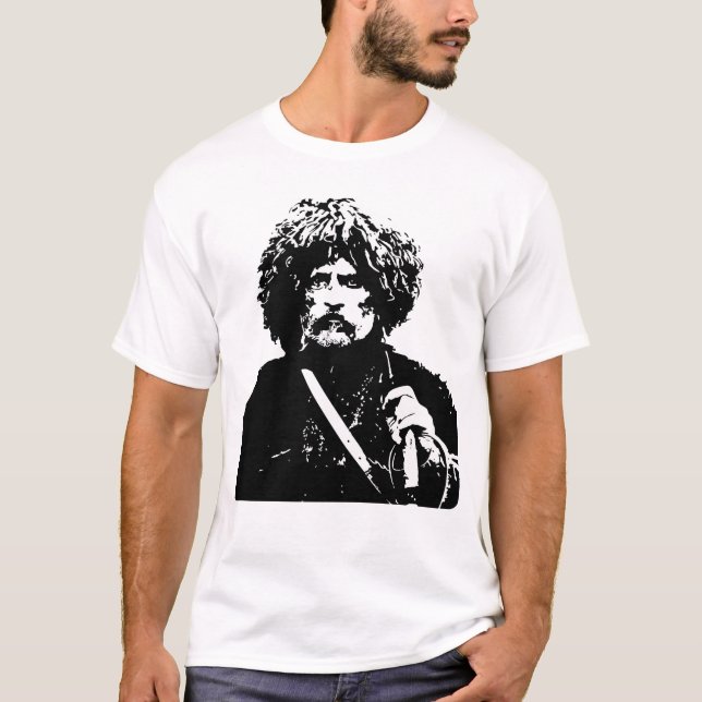 Vazha Pshavela Poet T Shirt (Framsida)