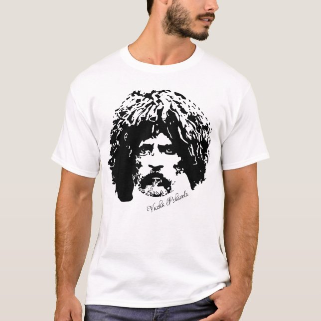 Vazha Pshavela Poet T Shirt (Framsida)