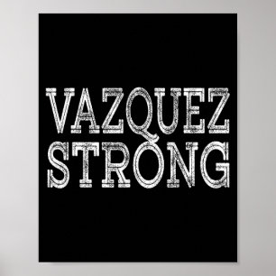 VAZQUEZ Stark Sammanslutning Familjeåterträff Efte Poster